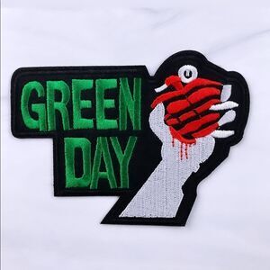 Green Day Bomb Embroidered Patch